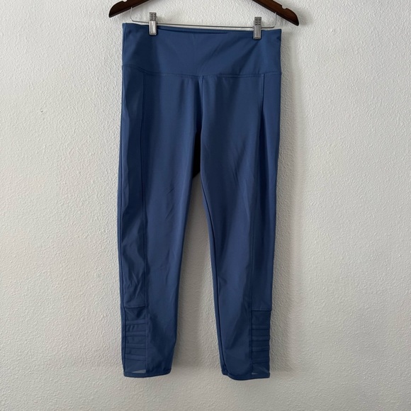 Absolutely Fit Athletic Yoga Mesh Lounge Legging Pants Casual Cropped Large NEW - Picture 7 of 8